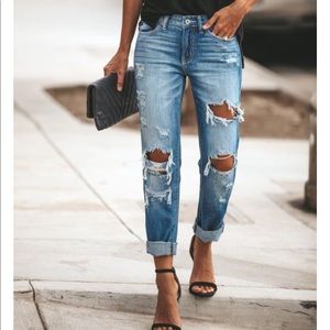 VICI Crawford Boyfriend Jeans, Size 7 / 27